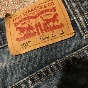Levi’s 505 men’s 26 x 30